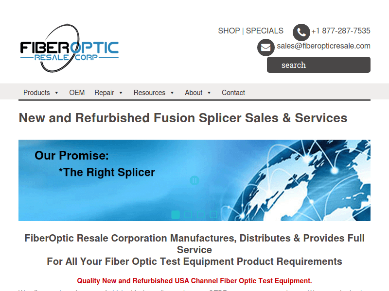 Fiberopticresale