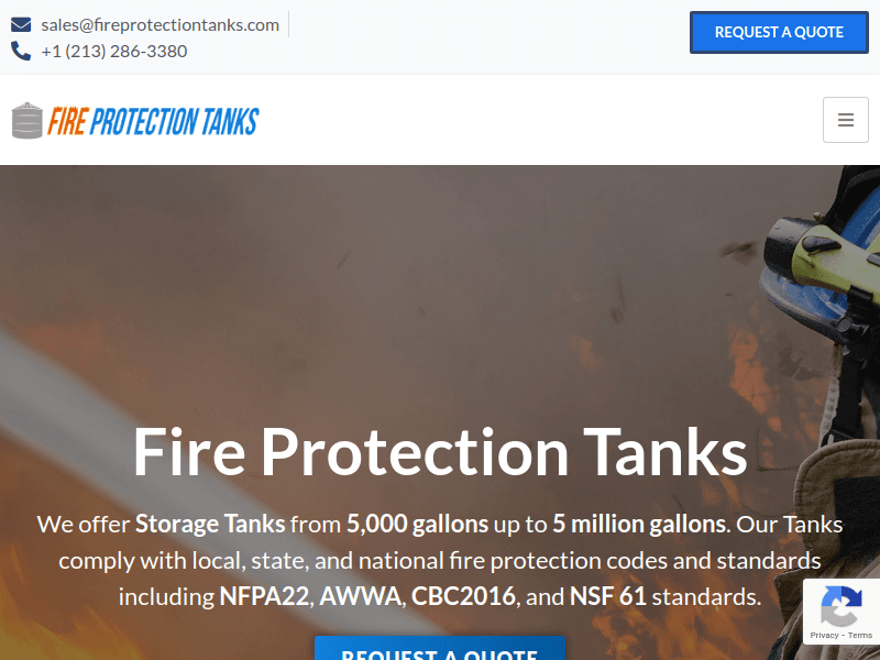 Fireprotectiontanks