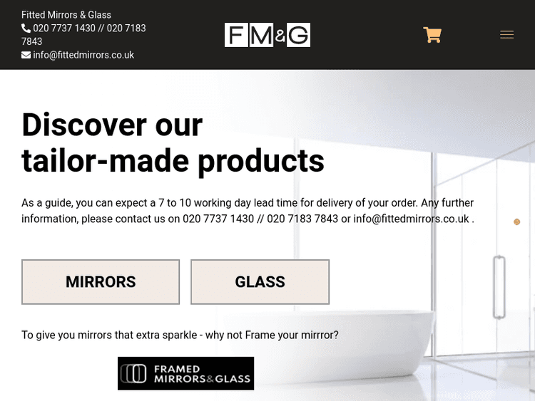 Fittedmirrorsandglass