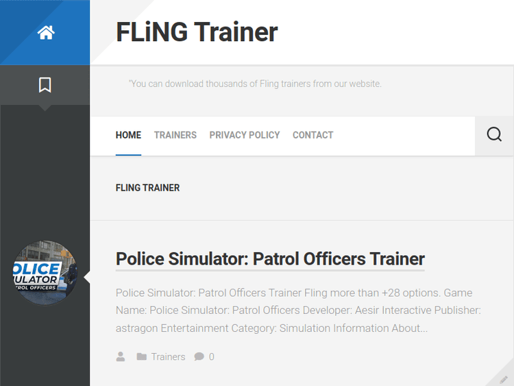 Flingtrainer