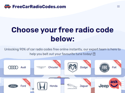 Freecarradiocodes