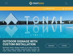 Frontsigns