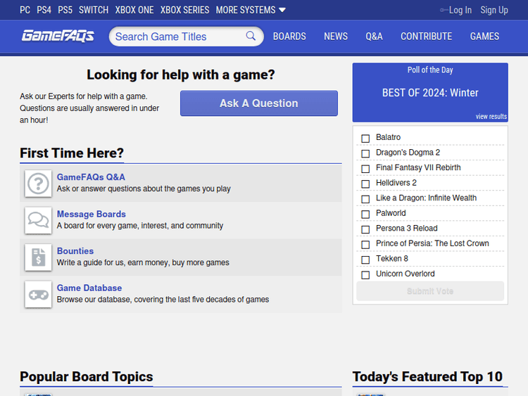 Gamefaqs