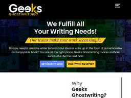 Geeksghostwriting