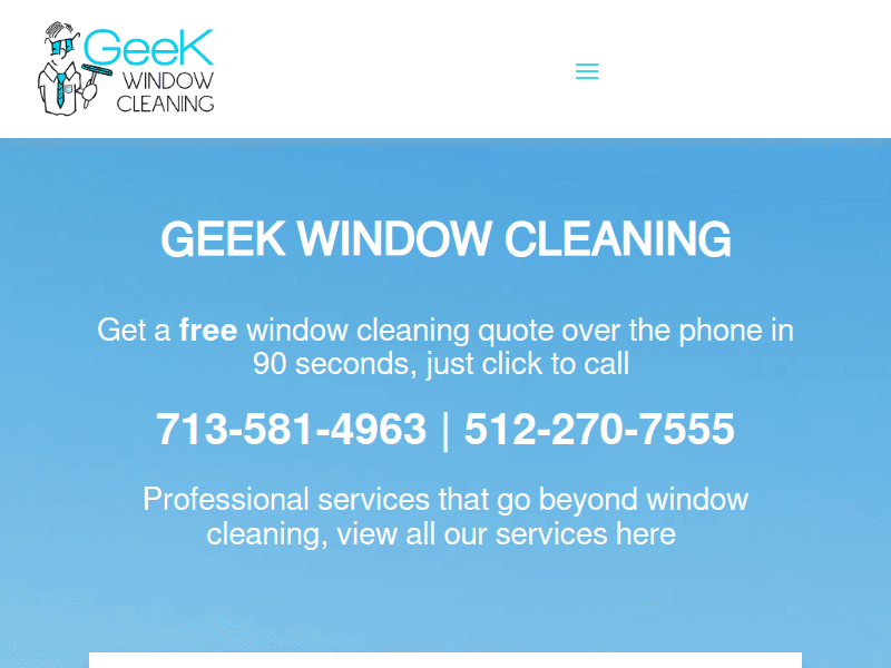 Geekwindowcleaning