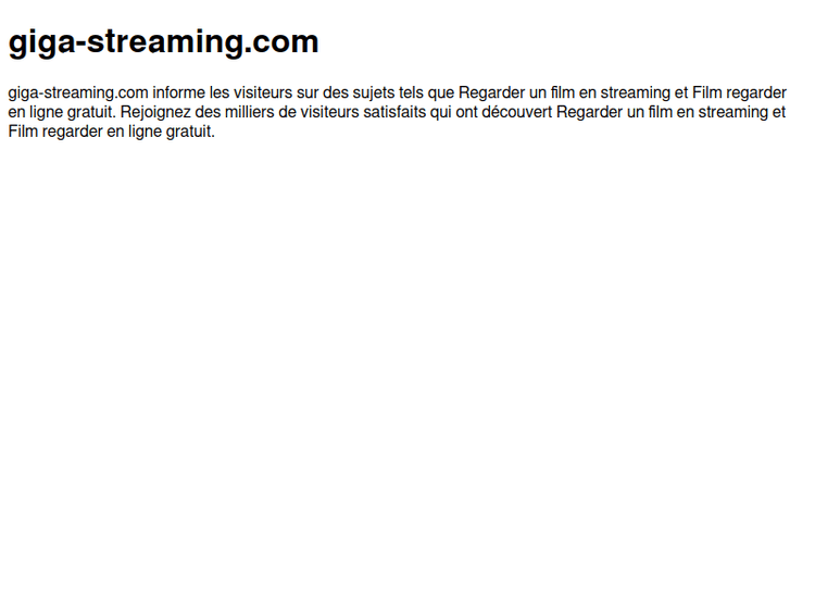 Giga-streaming