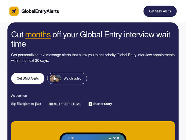 Globalentryalerts