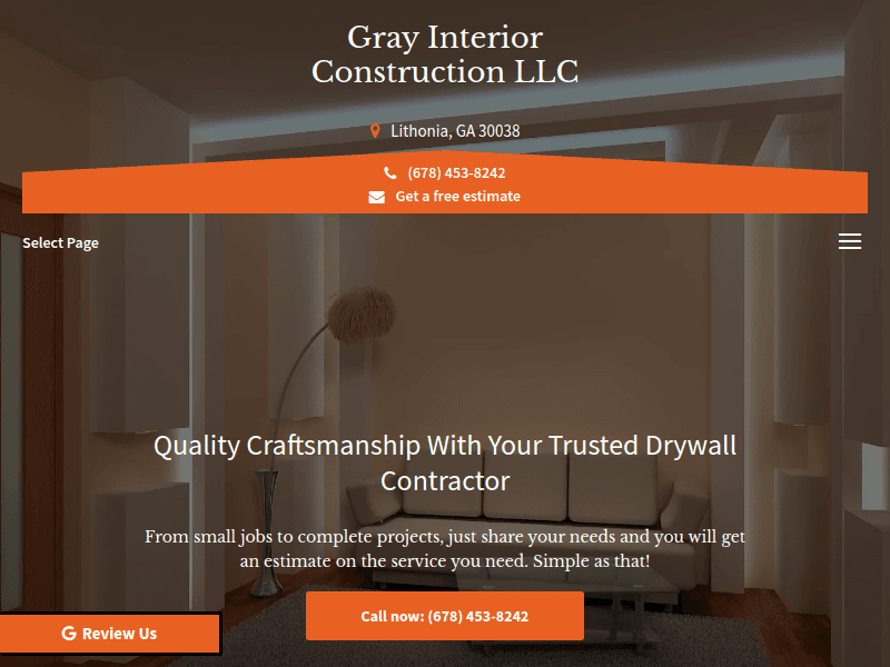 Grayinteriorconstruction