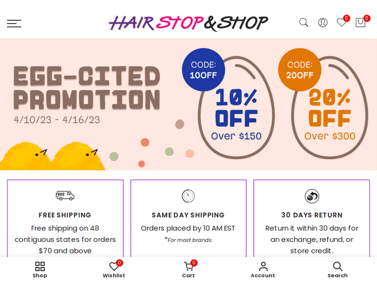 Hairstopandshop