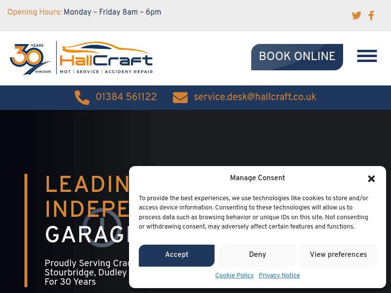 Hallcraft-servicing