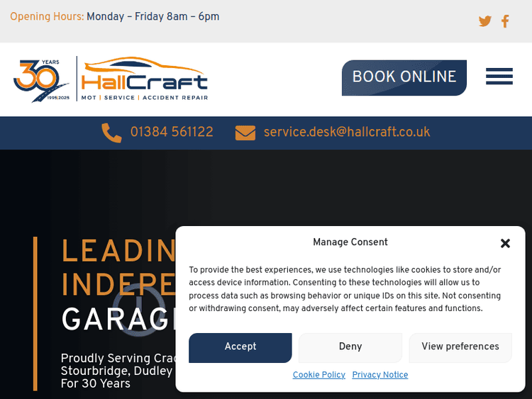 Hallcraft-servicing