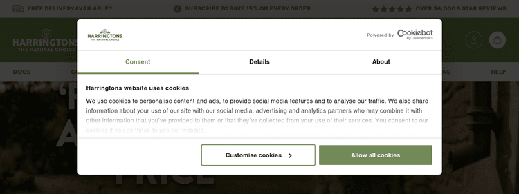 Harringtonspetfood