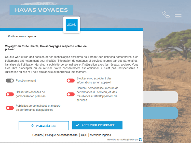Havas-voyages