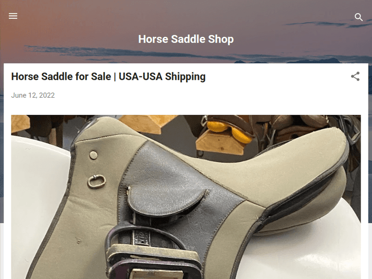 Horse-saddle-shop