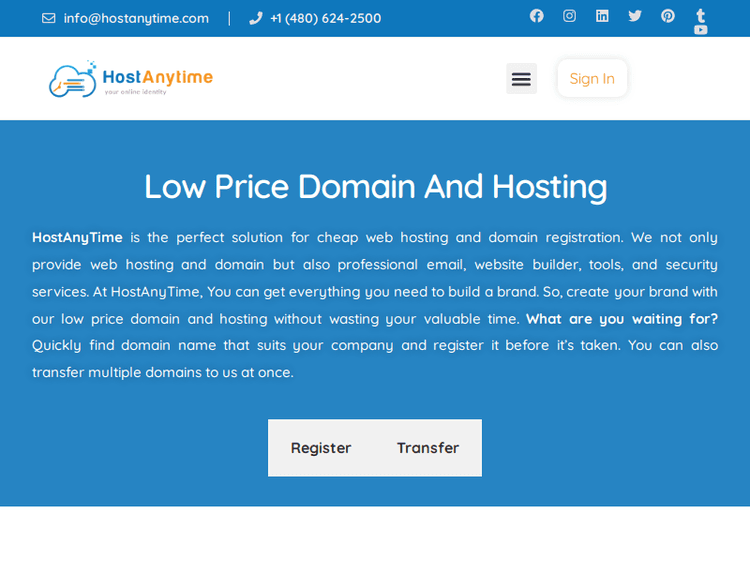 Hostanytime