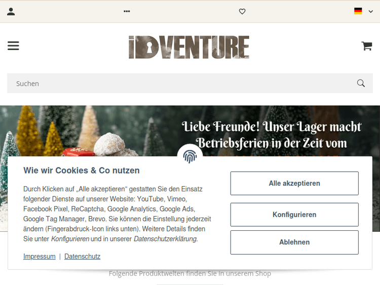 Idventure-shop