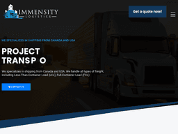 Immensitylogistics