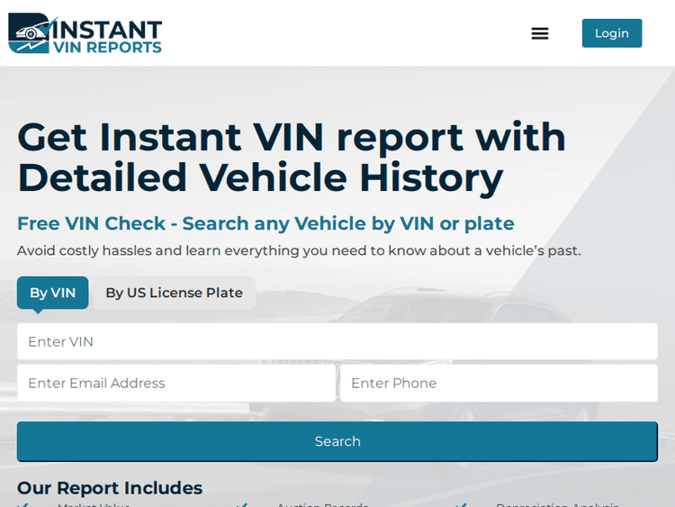 Instantvinreports