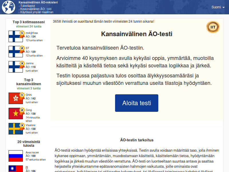 International-iq-test