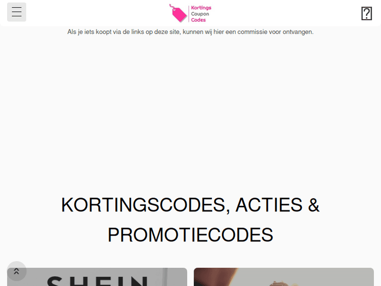 Kortingscouponcodes