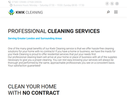 Kwikcleaning