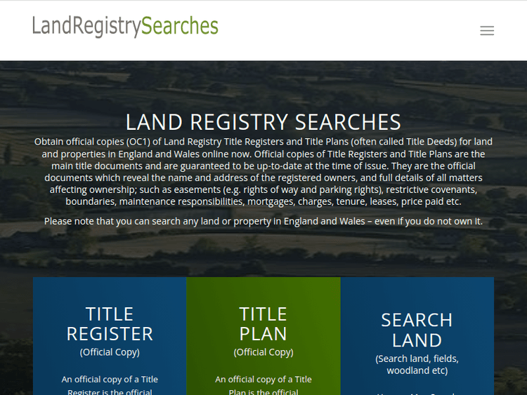 Landregistrysearches