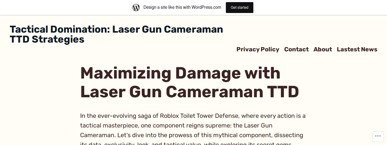 Laserguncameramanttdshop
