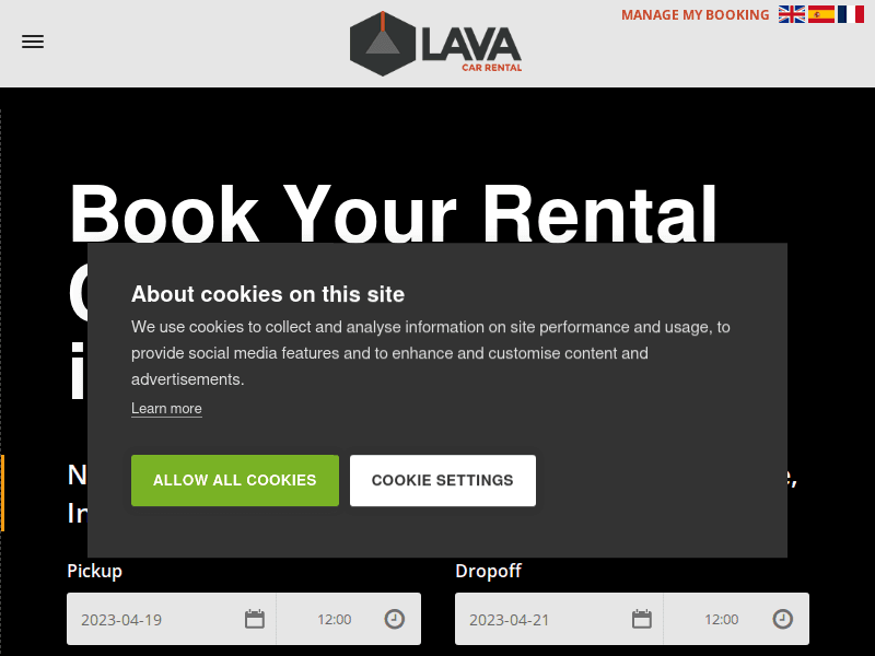 Lavacarrental