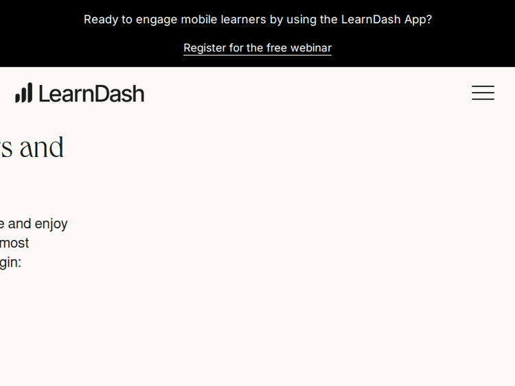 Learndash