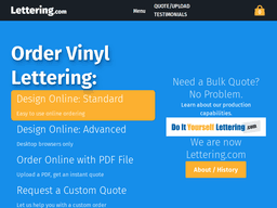 Lettering