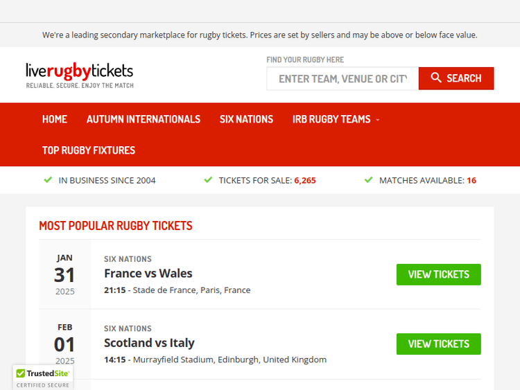 Liverugbytickets