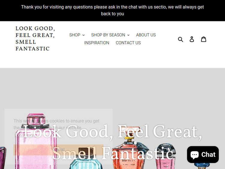 Lookgoodfeelgreatsmellfantastic