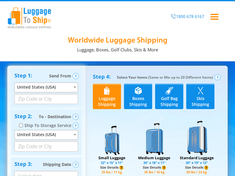 Luggagetoship