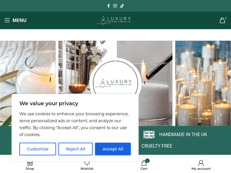 Luxurypearledcandles