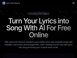 Lyricsintosong