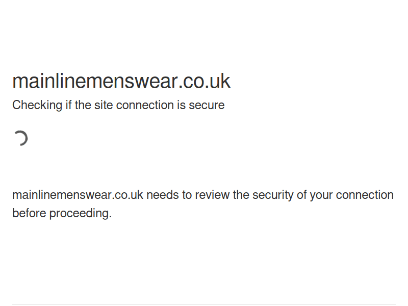 Mainlinemenswear