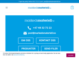 Markedsmateriell