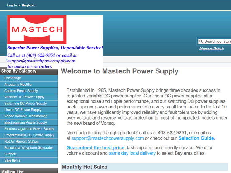 Mastechpowersupply