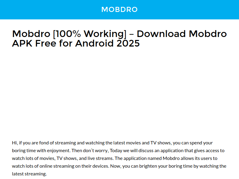 Mobdro