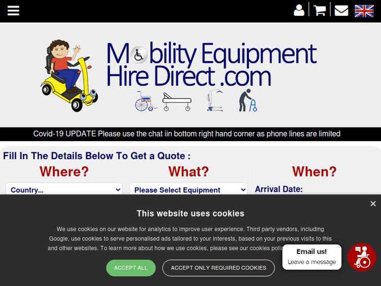 Mobilityequipmenthiredirect