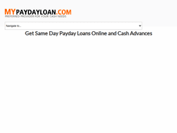 Mypaydayloan