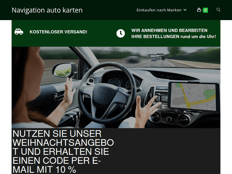 Navigationautokarten
