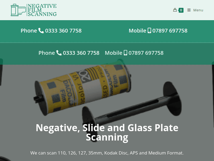 Negativefilmscanning