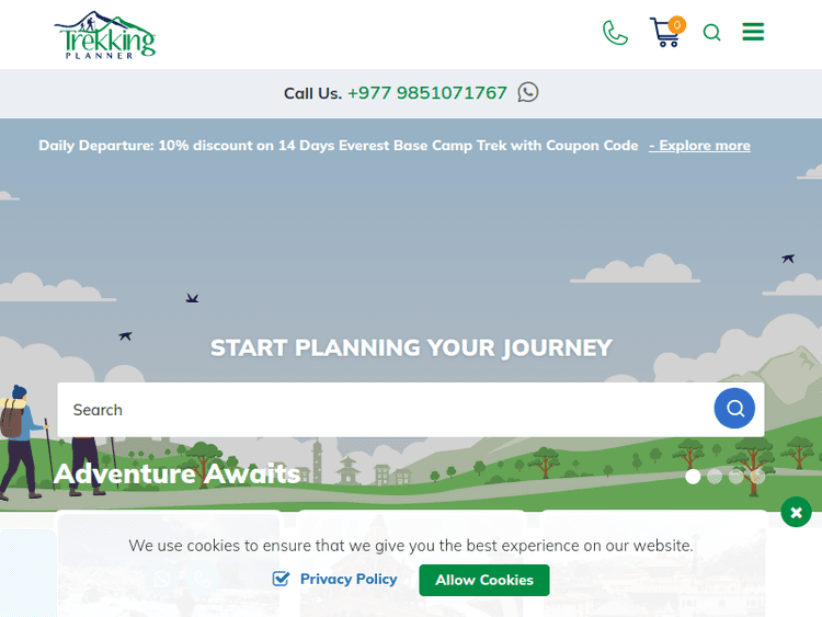 Nepaltrekkingplanner