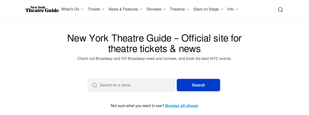 Newyorktheatreguide