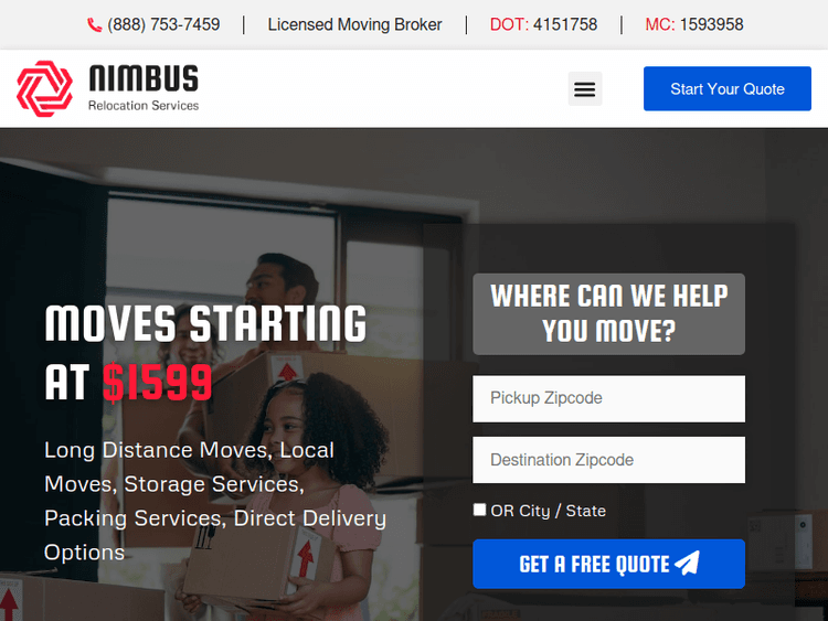 Nimbusrelocationservices