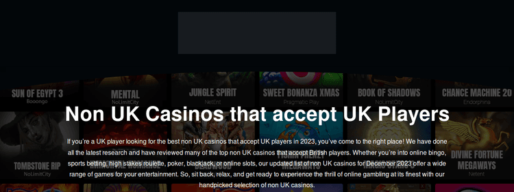 Non-ukcasinos