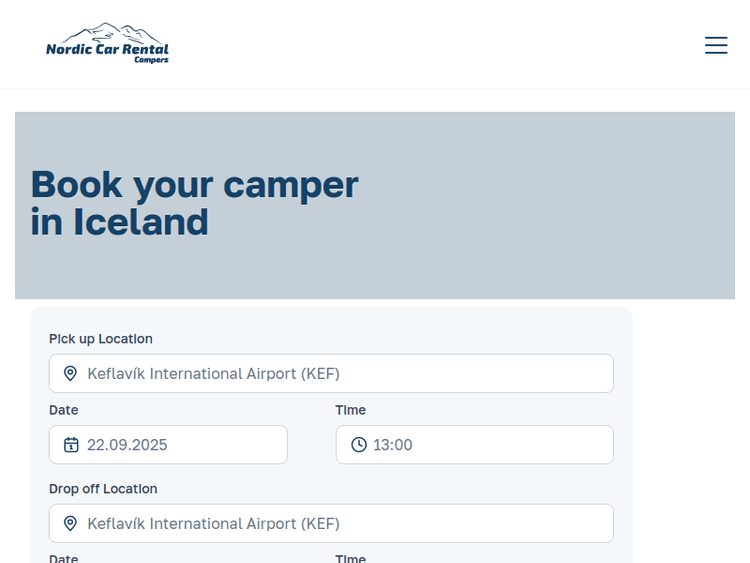 Nordiccampersiceland