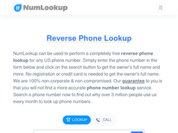 Numlookup