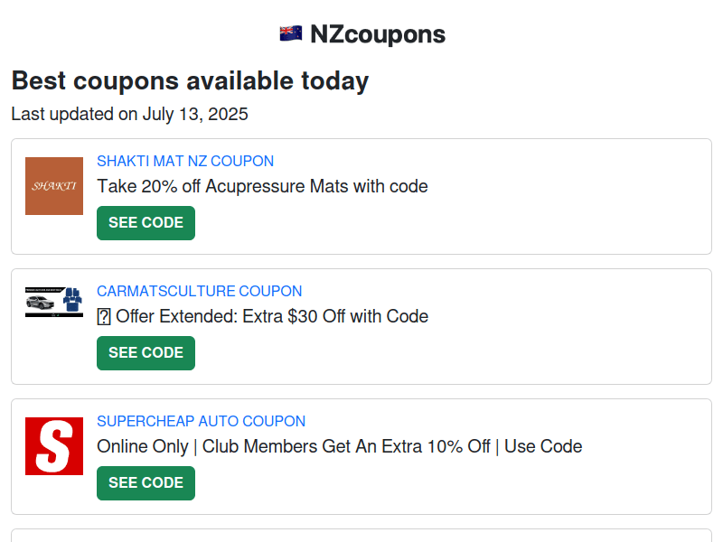 Nzcoupons